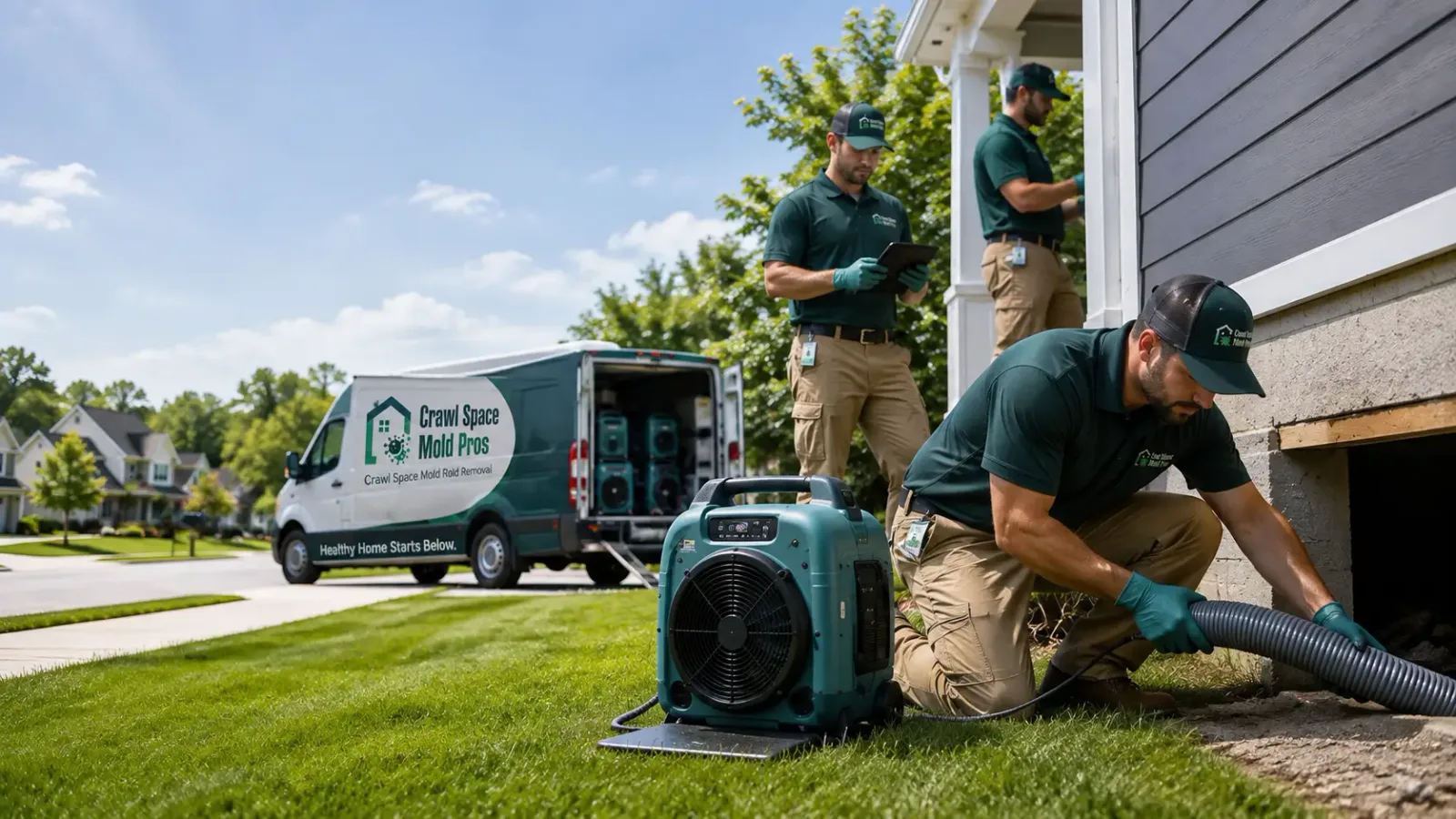 Crawl Space Mold Removal in Charleroi, PA